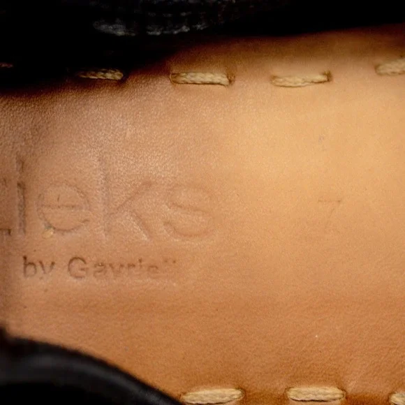 Tieks by Gavrieli Ballet Flats Black Leather Comfort Shoes Women's Size 7